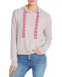 AQUA Star-Drawstring Hooded Cashmere Sweater - 100  Exclusive  Women - Bloomingdale s at Bloomingdales